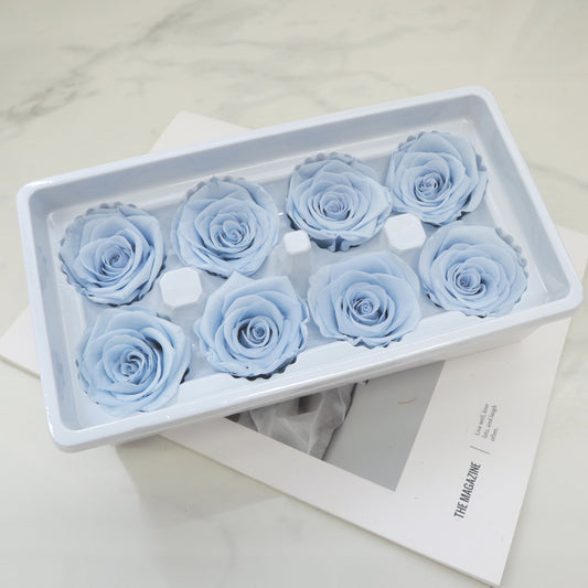 Rose Baby Blue 8 heads