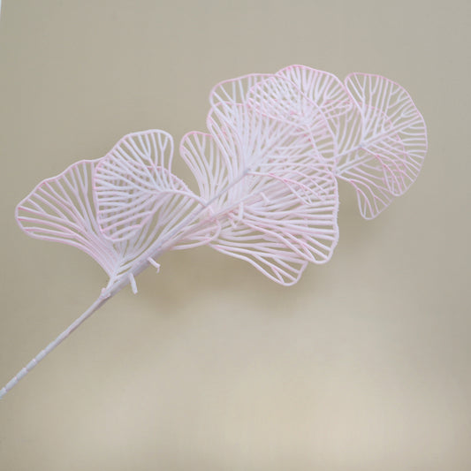 Artificial Ginkgo Leaf Pink