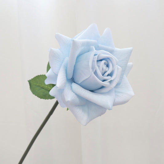 Artificial Real Touch Rose Baby Blue