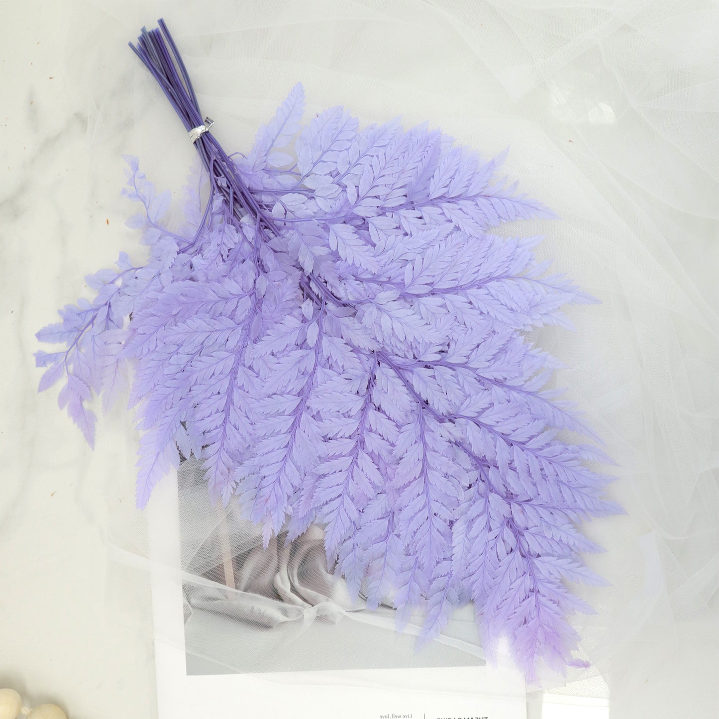 Leather Fern Small Purple