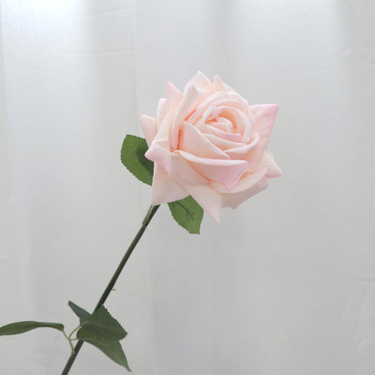 Artificial Real Touch Rose Pastel Pink