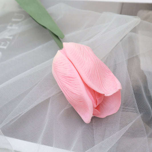 Artificial Fresh Touch Tulip Pink