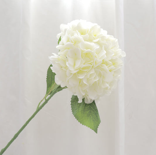 Silk Artificial Hydrangea White