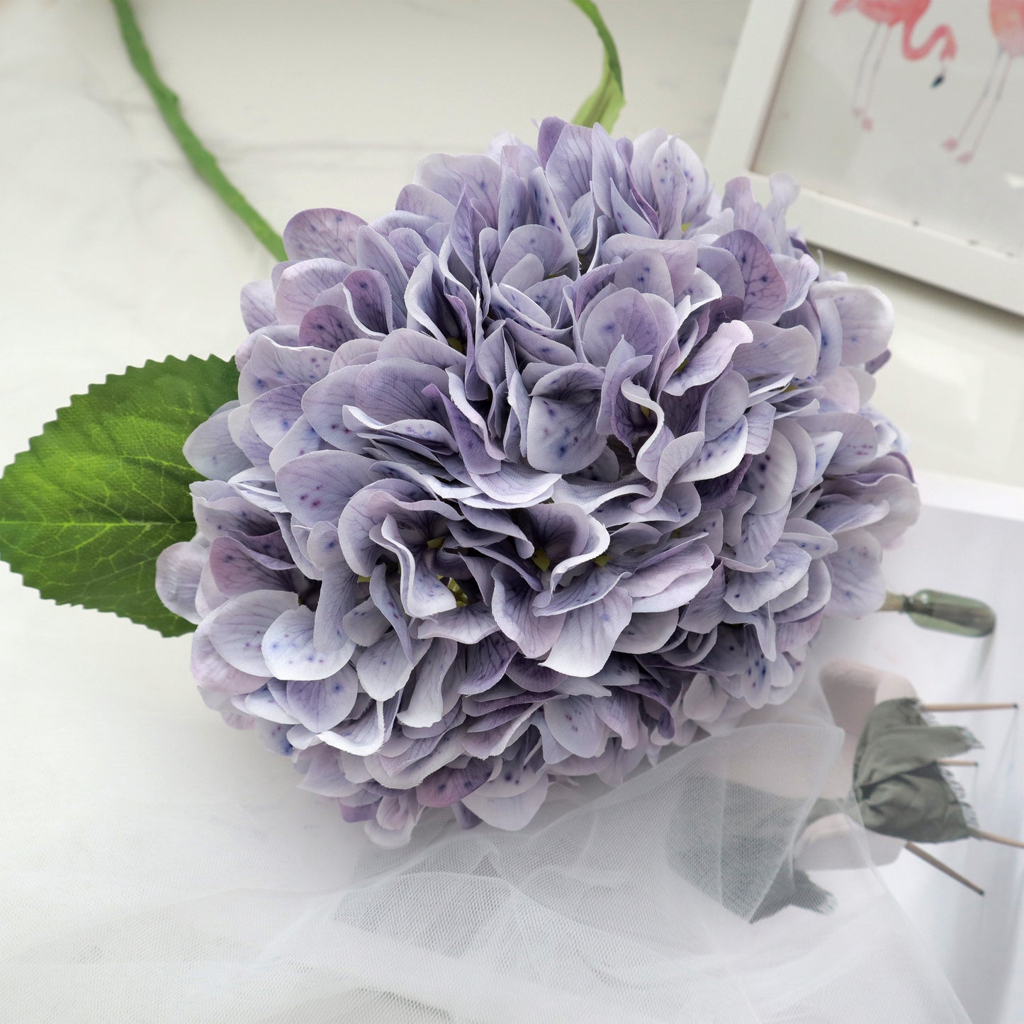 Silk Artificial Hydrangea Lilac