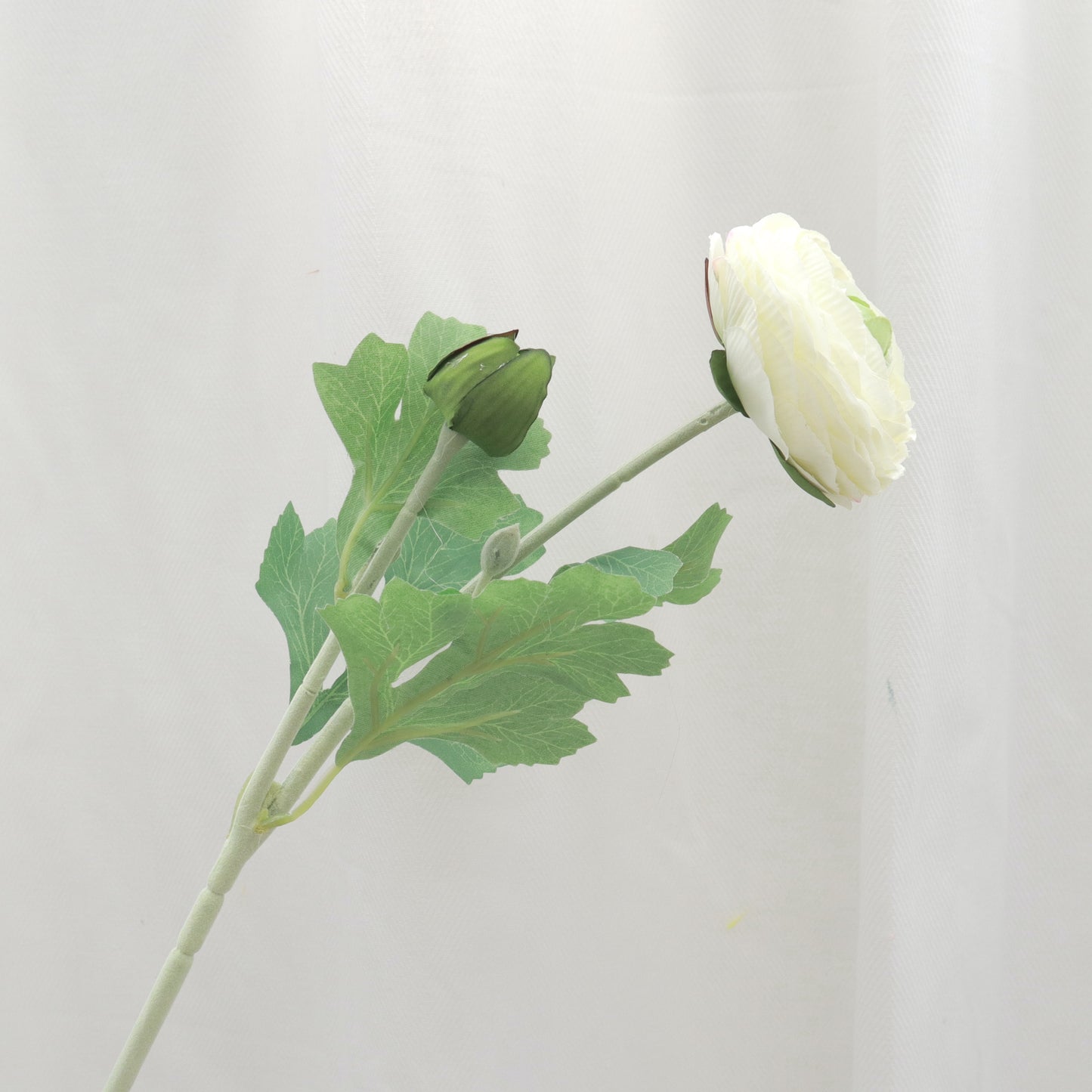 Artificial Silk Ranunculus White