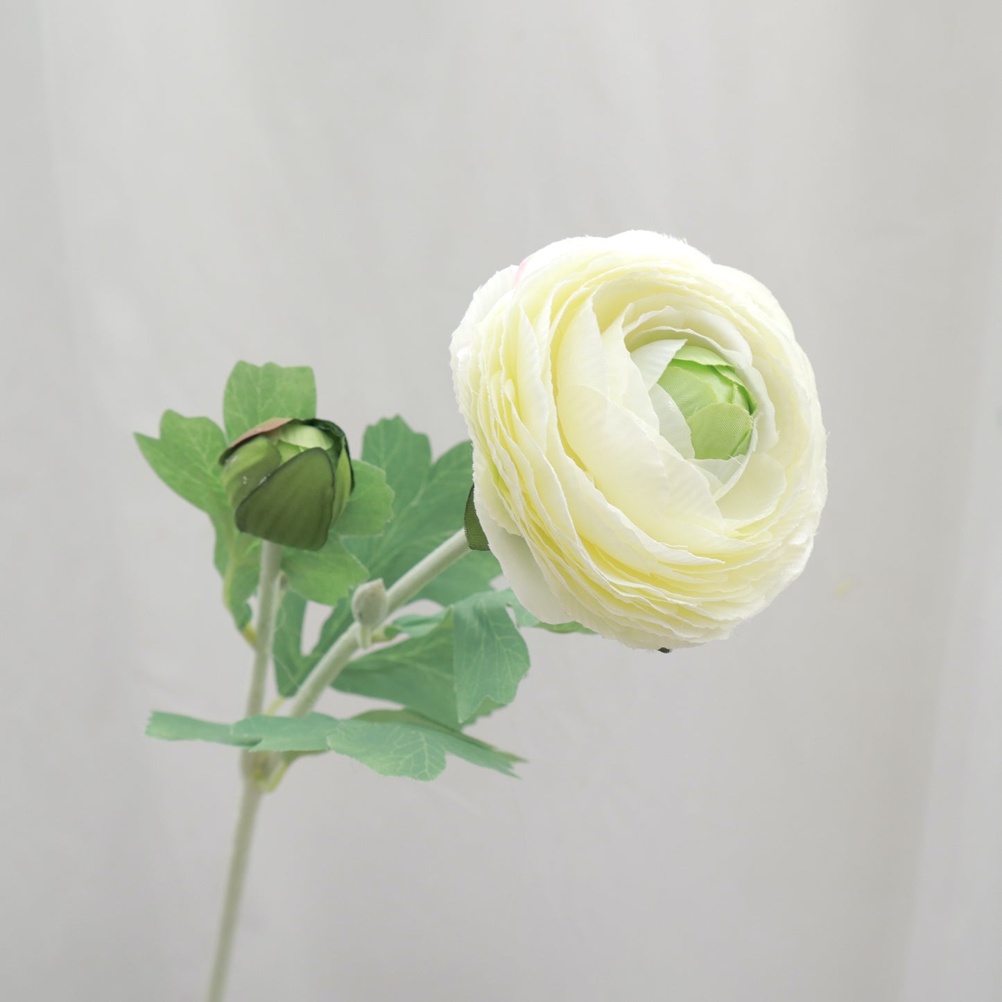 Artificial Silk Ranunculus White