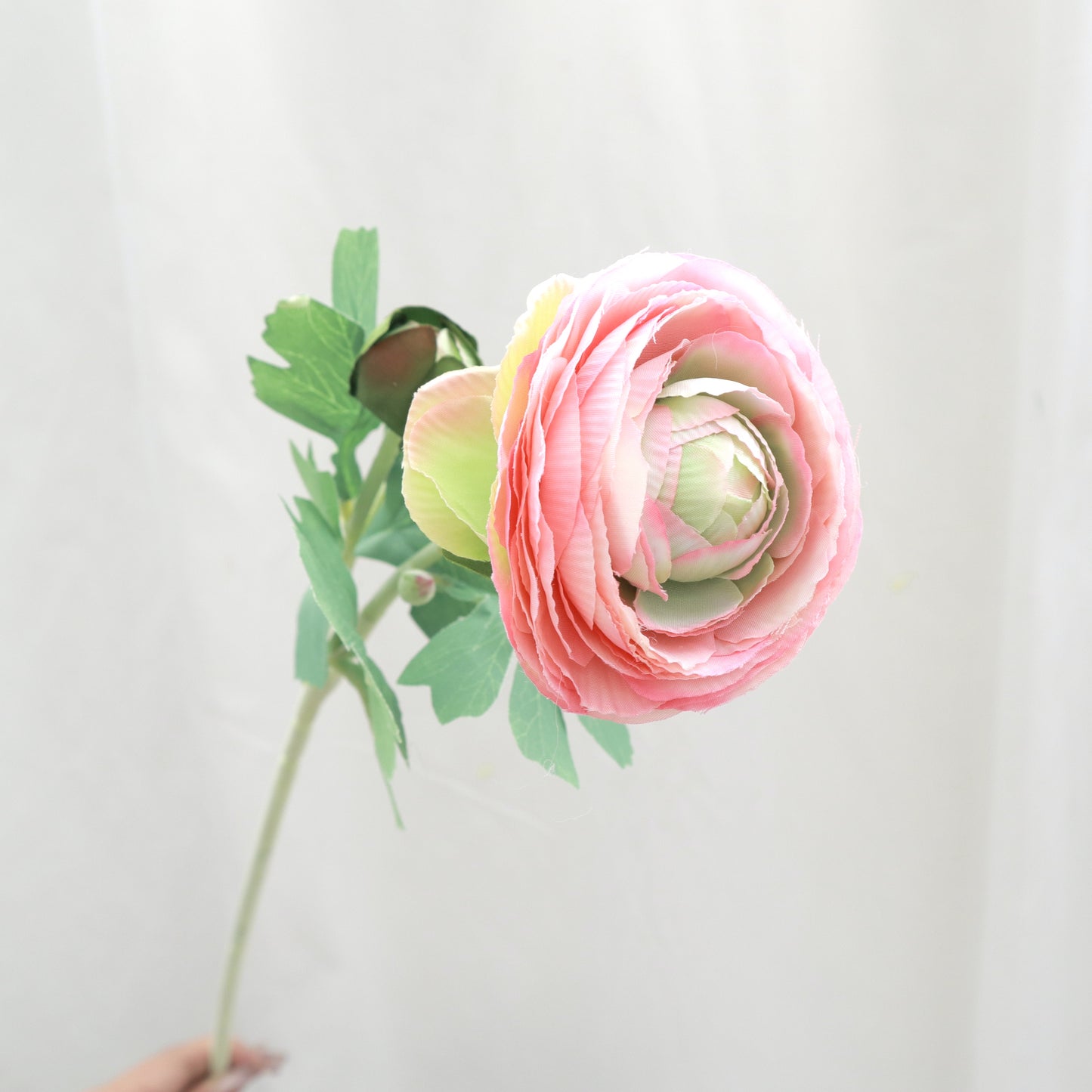 Artificial Silk Ranunculus Pink