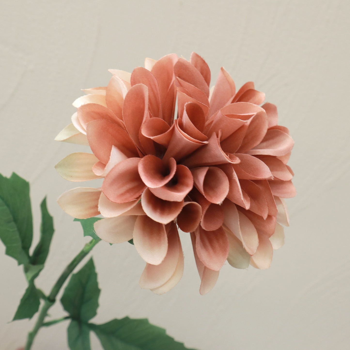 Artificial Silk Dahlia Caramel