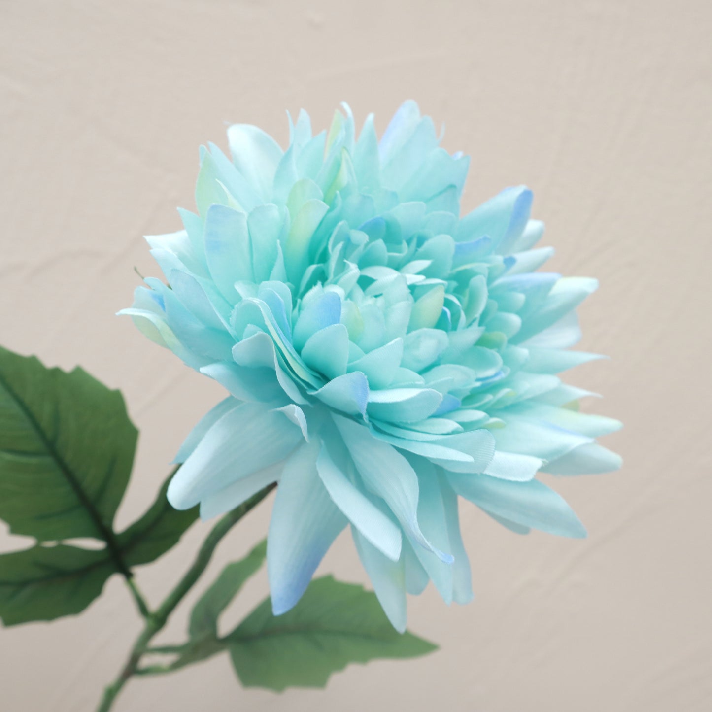 Artificial Silk Wild Dahlia Turquoise