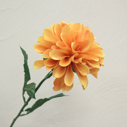 Artificial Silk Dahlia Orange