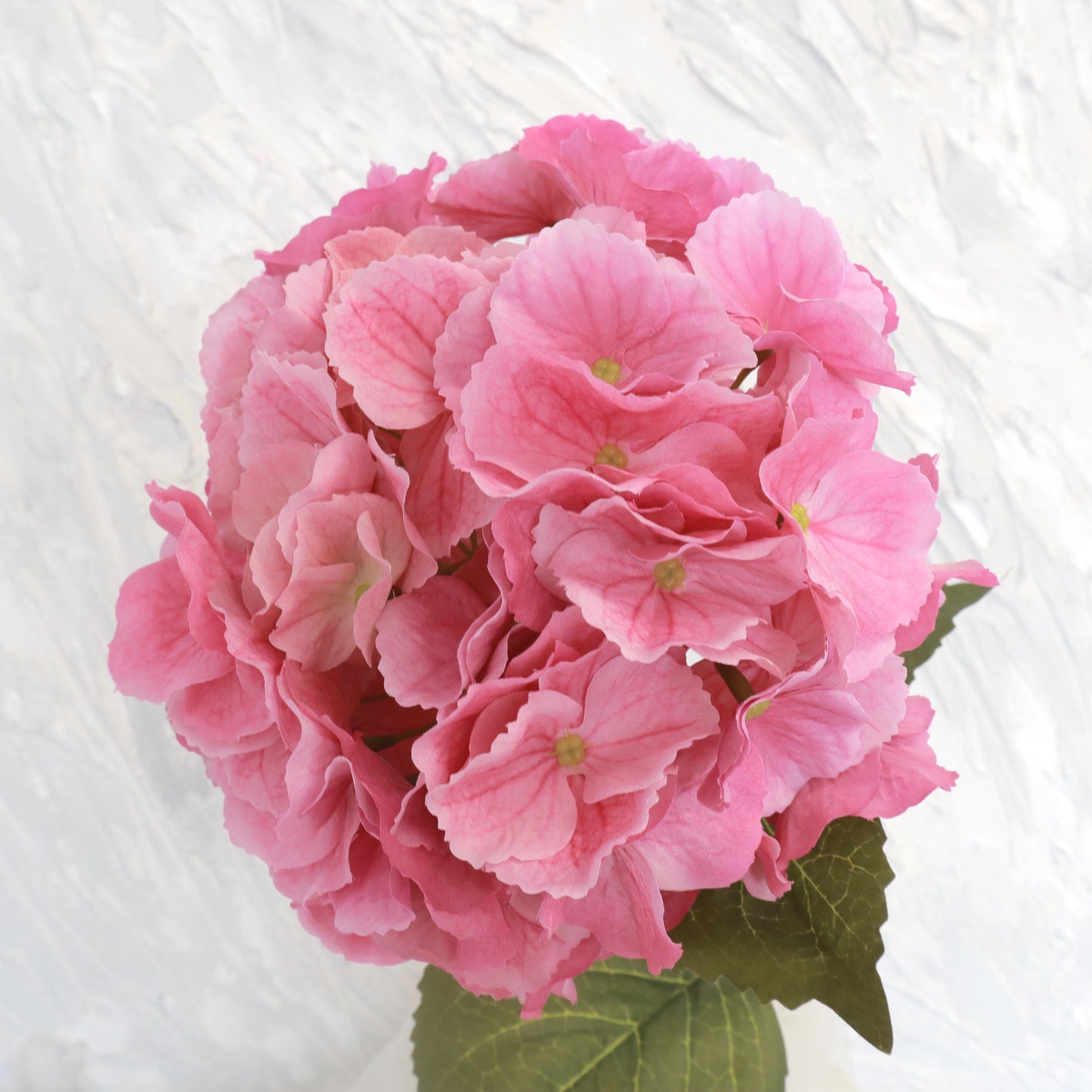 Silk Artificial Hydrangea Bigleaf Hot Pink