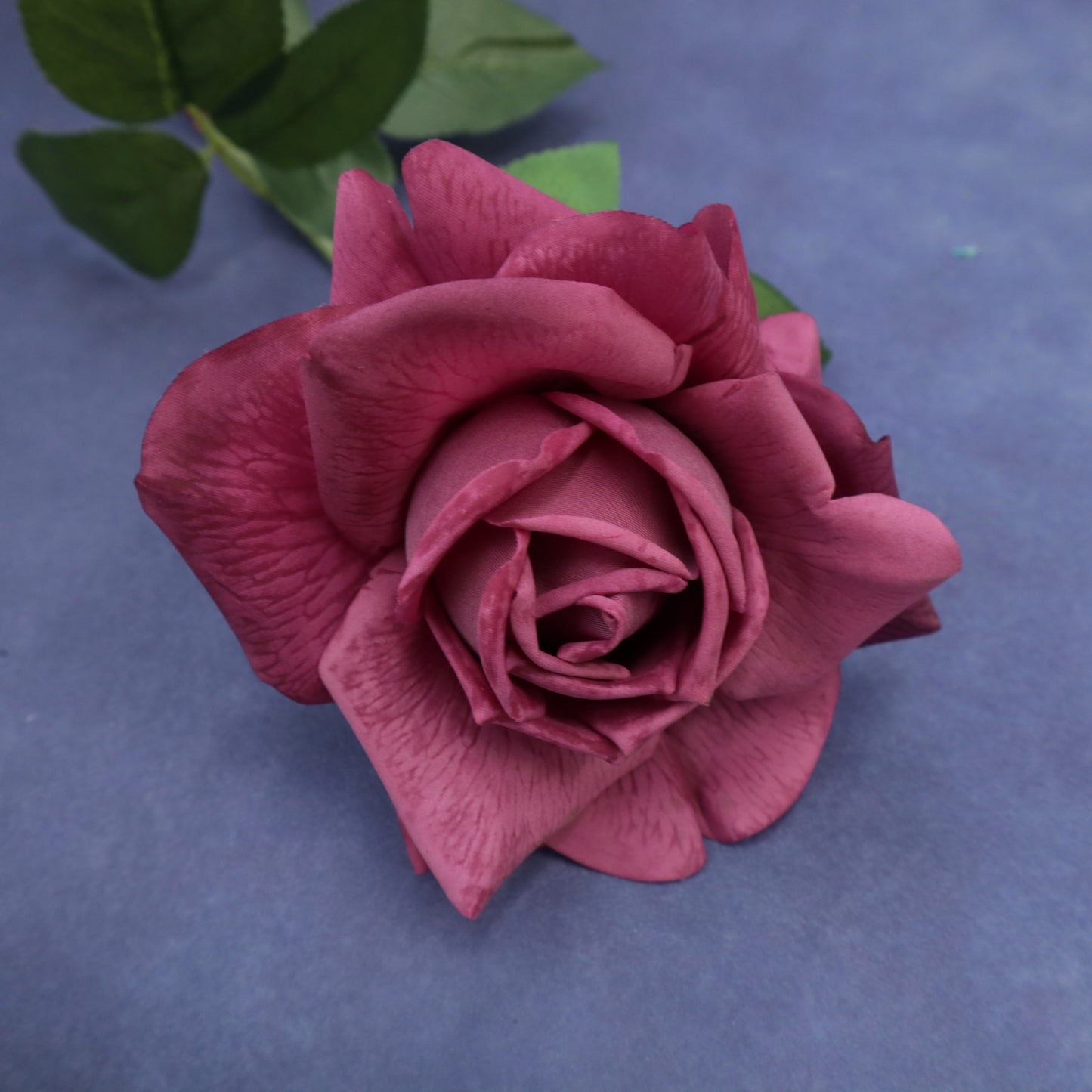 Artificial Real Touch Rose Plum