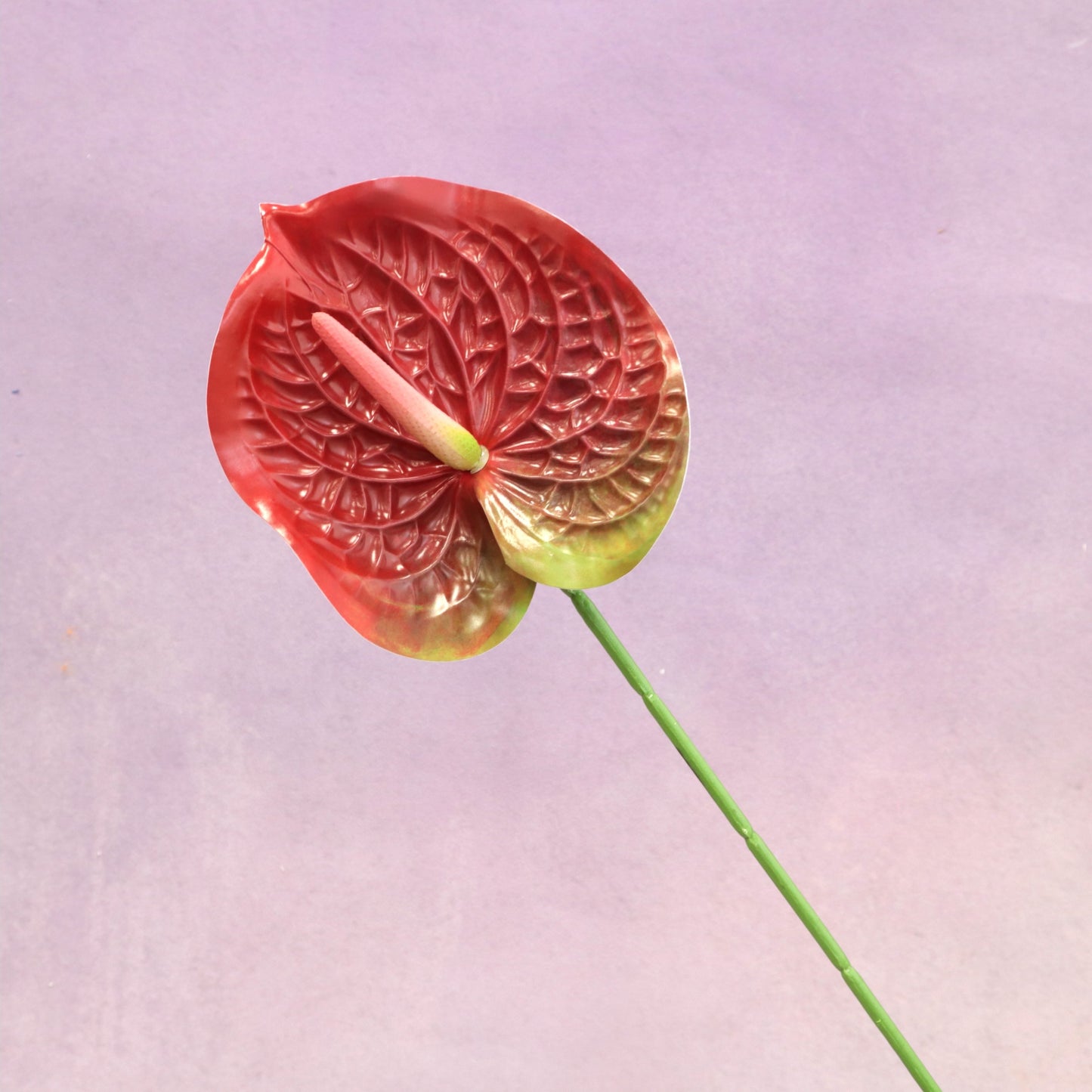 Artificial Anthurium Deep Red