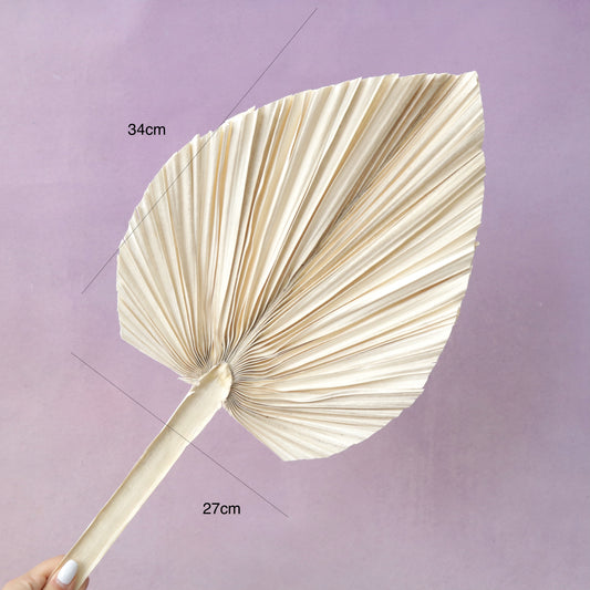 Palm Leaf Large White